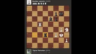 : Tigran Petrosian vs Bozidar Ivanovic | Barcelona - Spain, 1980