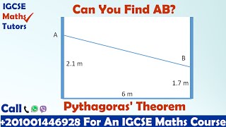 IGCSE Maths Tutors: Explaining Pythagoras' Theorem Through An IGCSE Maths Exam Question