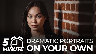 How To Capture Dramatic Portraits By Yourself In 5 Minutes Master Your Craft