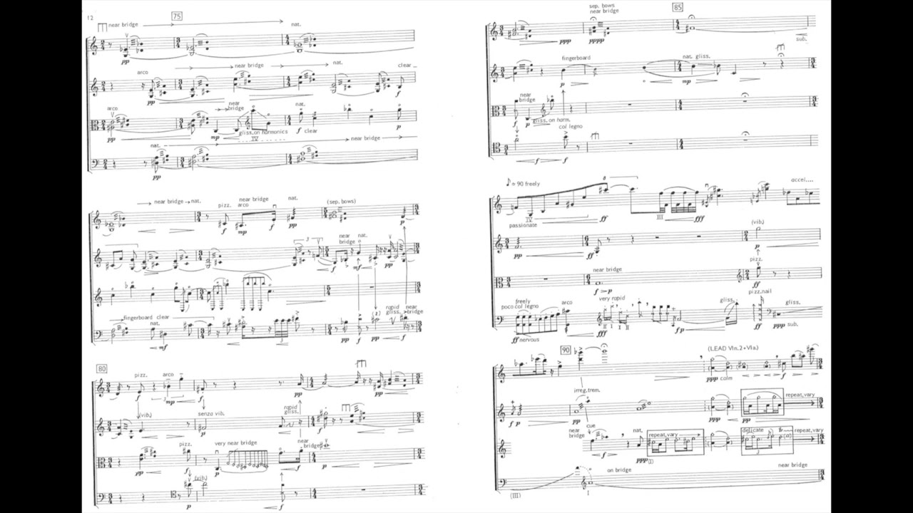 Jonathan Harvey - String Quartet No. 1 (1977)