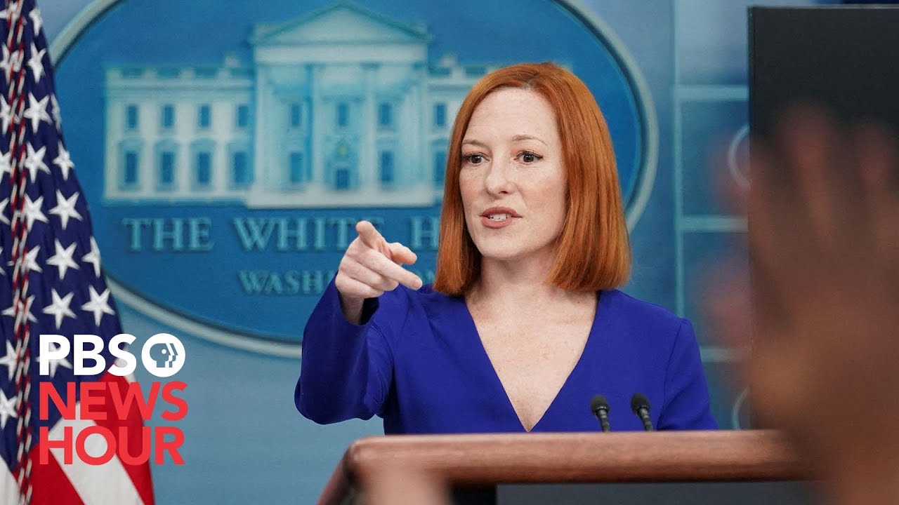 WATCH LIVE: White House press secretary Jen Psaki holds news briefing