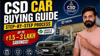 CSD Car & Bike Buying Guide latest | Step-by-Step Process, Documents & Price Benefits Explained