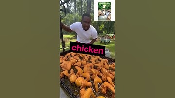 The Ultimate Grease Baptism #chickenfry  #yum #cooking  #grease  #viralshorts 👨‍🍳🍗