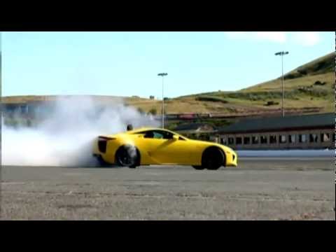 Lexus LFA - Incredible Burnout - LOUD AMAZING SOUND - 720p HD