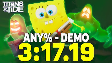 Any% (Demo) World Record 3:17.19 - SpongeBob SquarePants: Titans of the Tide Speedrun