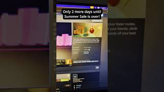 Only two days left of the Steam Summer Sale! #gamedev #steam #steamgame #funny #gaming