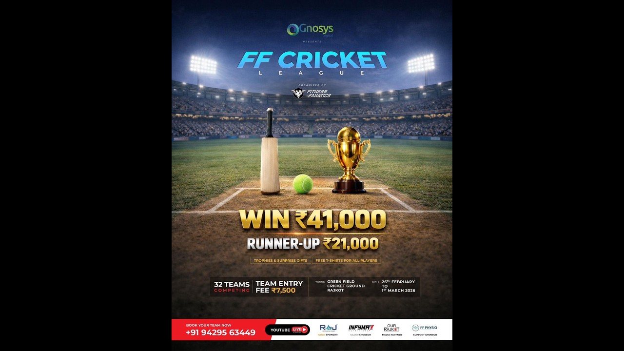 DAY - 1 || FF CRICKET LEAGUE - 2026