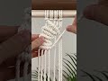 DIY | macrame leaves pattern | 마크라메 나뭇잎 패턴 | #shorts