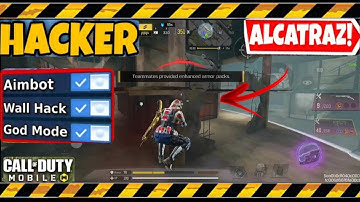 | WALL HACKER OR GLITCH ? 😱| ALCATRAZ | CALL OF DUTY MOBILE