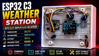 ESP32 C3 Weather Station |Temperature and its measurement।digital temperature monitor। ESP32 project