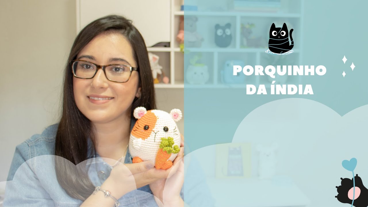 Porquinho da índia #amigurumi