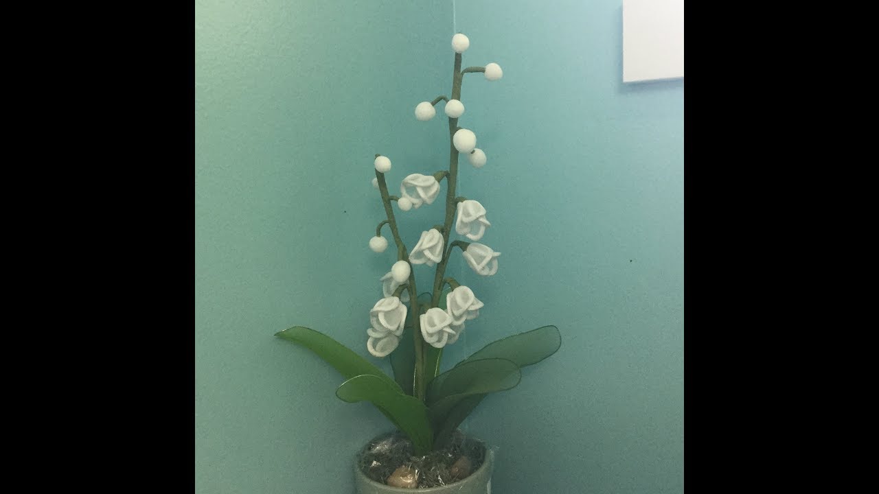 How to make a nylon stocking flowers - Convallarai