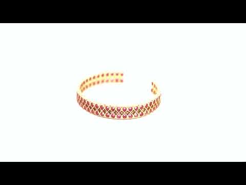 CARMINE LOOP BANGLE - video from Kreshya