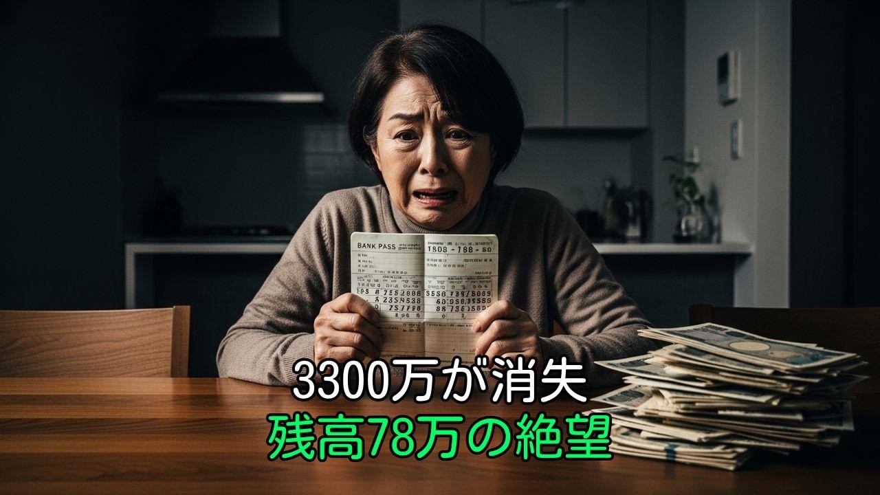 退職金3300万が3年で残高78万に…老後を破壊した「支出の正体」