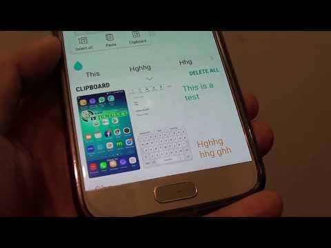 Video: Làm cách nào để bạn truy cập khay nhớ tạm trên Galaxy s7?