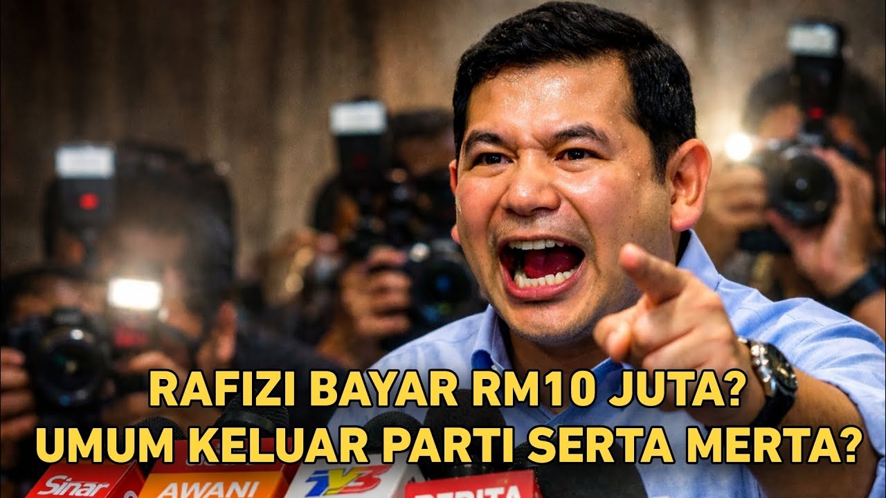 Rm10 Rafizi bayar rm10 juta? Umum keluar parti serta merta? - YouTube