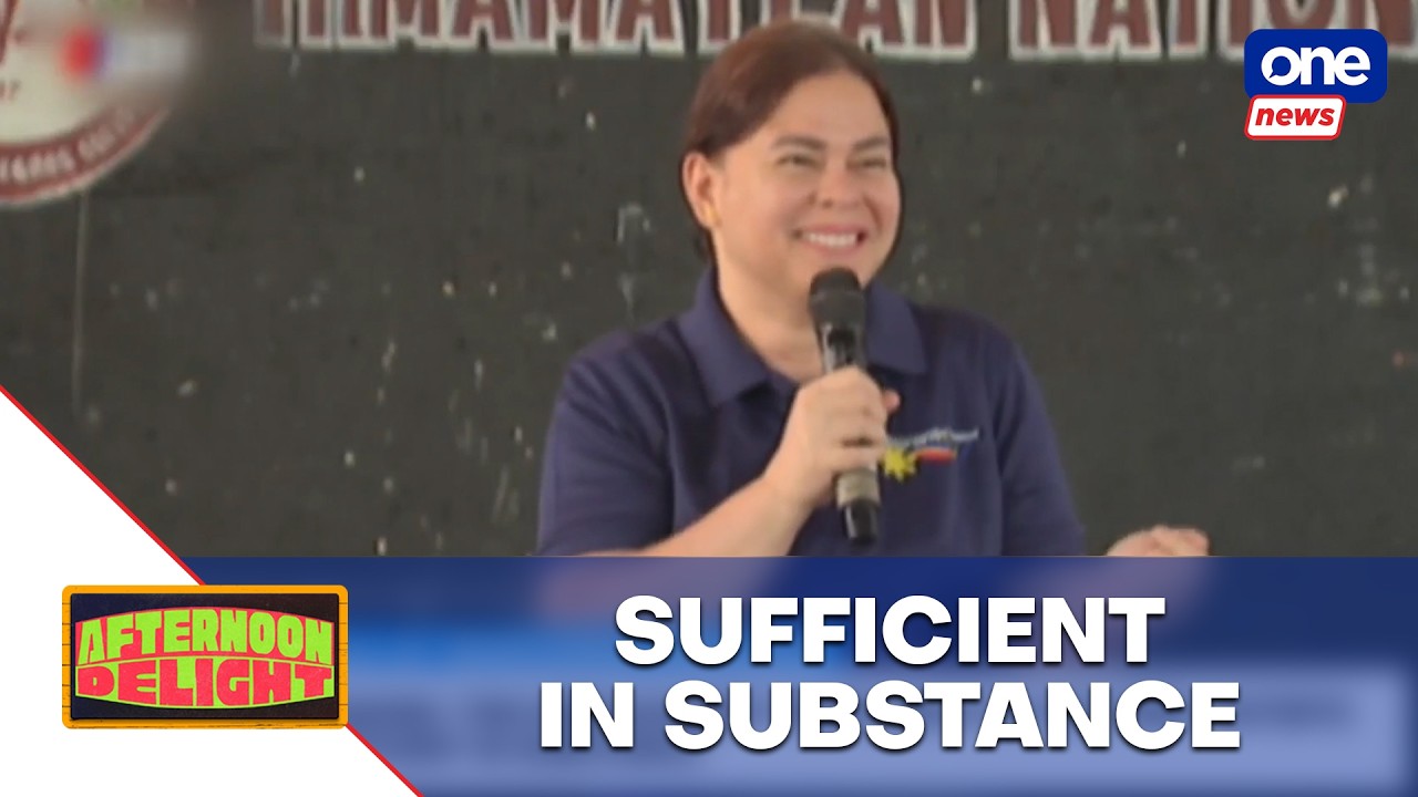 House panel finds 2 impeach raps vs VP Sara ‘sufficient in substance’ | Afternoon Delight