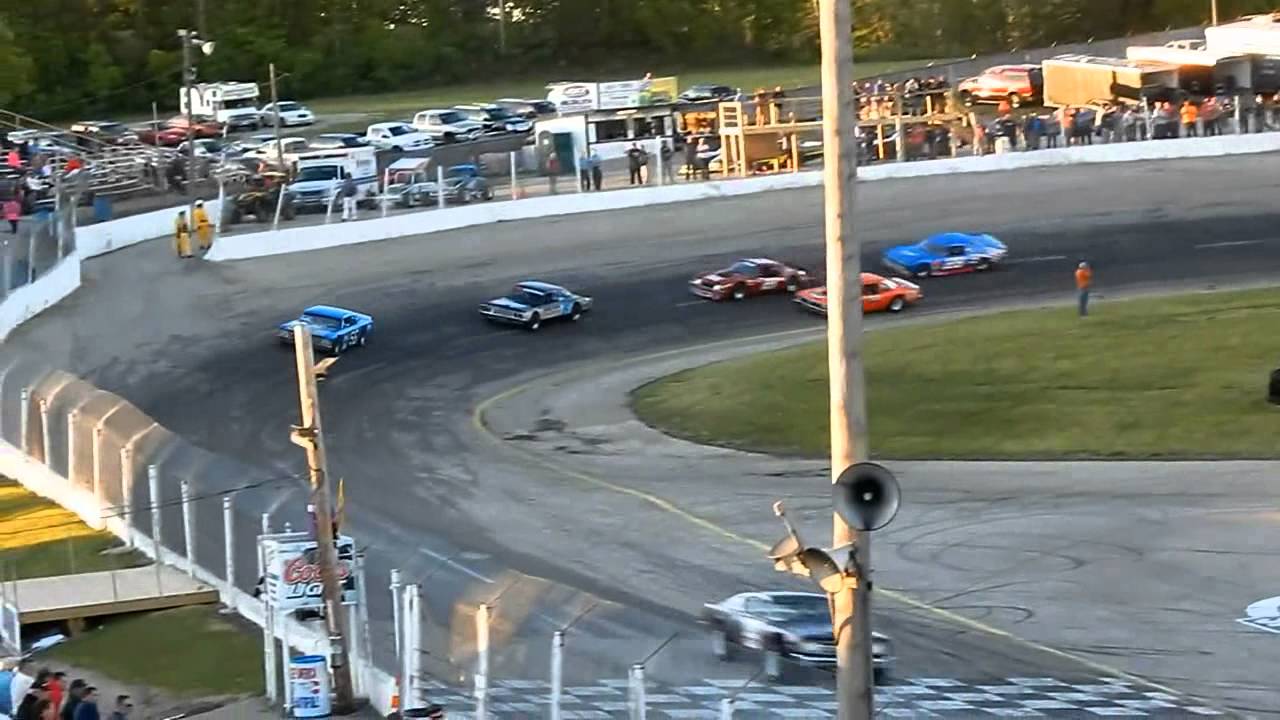 Slinger Super Speedway Vintage Stock Car Feature 6814 YouTube