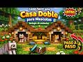 Cómo hacer una casa doble para mascotas en Minecraft – Refugio de animales 🐕🦴🐈😱