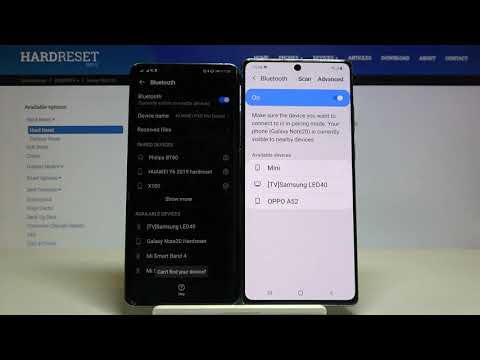블루투스를 통해 삼성 Galaxy Note 20을 다른 장치에 연결하는 방법 – 블루투스 연결