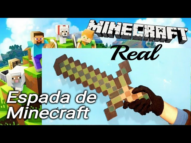 Cómo Hacer la Espada de Minecraft Real Casera