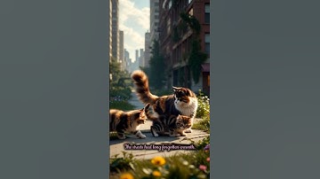 When Nature Takes Over, Kittens Find a Way. #aivideo #cat #viralvideo #nature