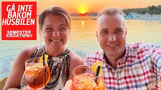 Lämnar Vårt Favorit, Simuni På Pag Rullar Mot Belvedere Med Husbil I Kroatien Varahusbilsresor.se