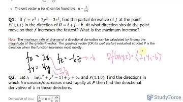 📚 How to find the maximum value of a directional derivative in 3D