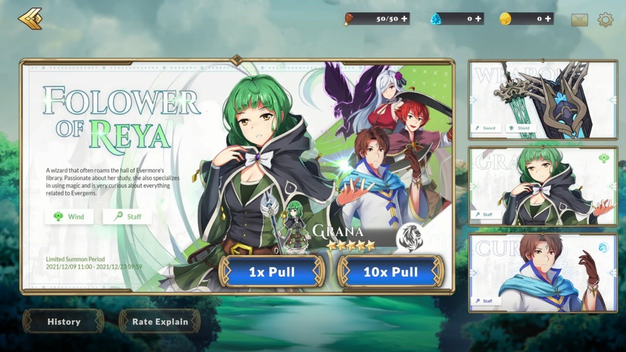 EVERMORE KNIGHTS ALPHA TEST (IN-GAME GACHA)