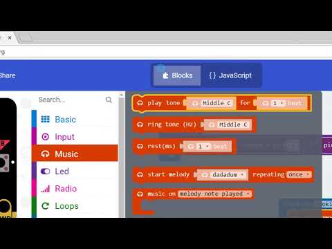 เพลงคุ๊กกี่เสี่ยงทาย  โดยใช้คำสั่งเพลง ในโปรแกรมmicrobit
