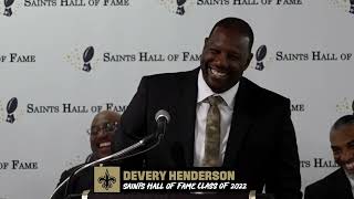 Devery Henderson | Saints Hall of Fame Induction Speech