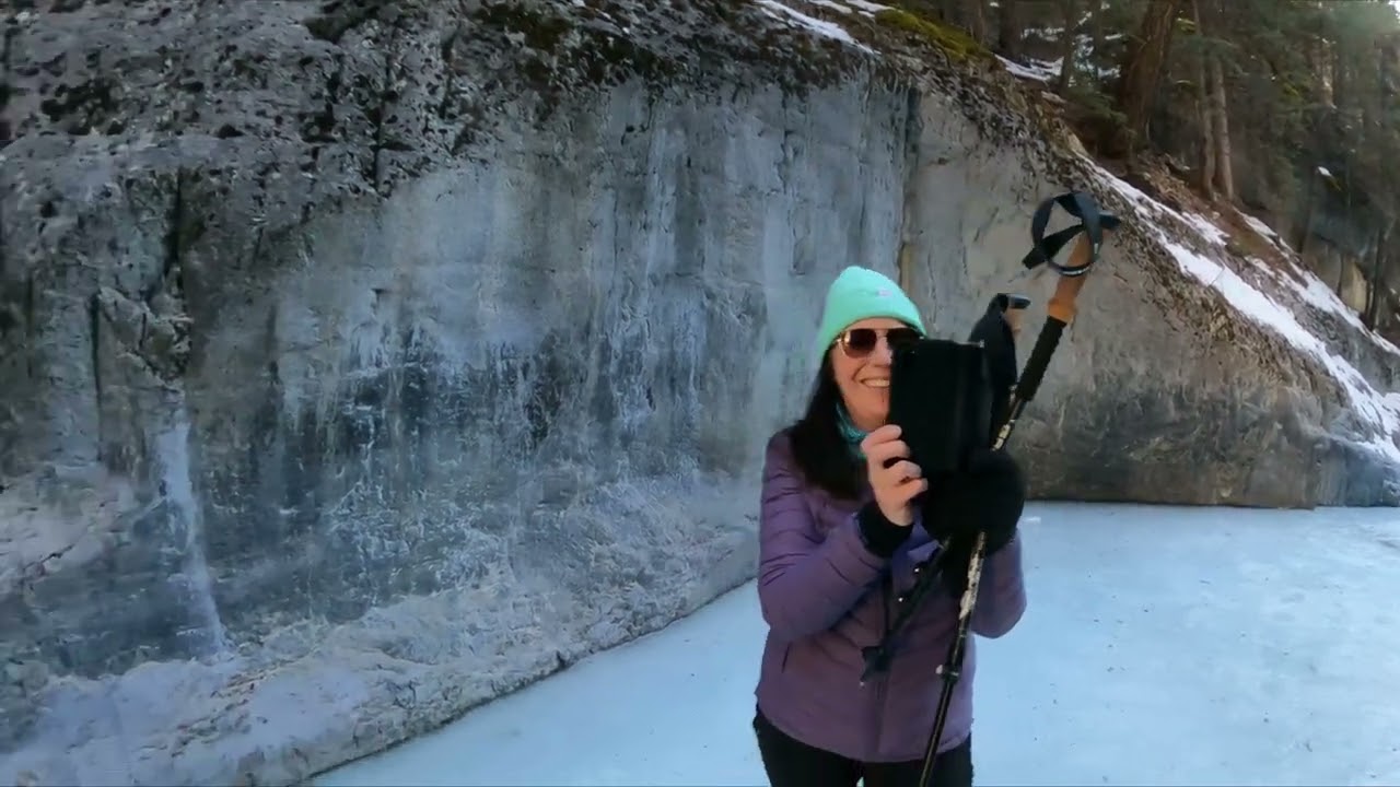 Grotto Mountain Ice Canyon & Waterfalls