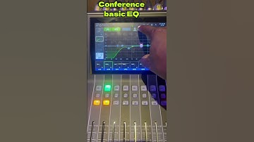 Confere basic Eq Yamaha DM3. #soundengineer #yamaha #conference #tutorial