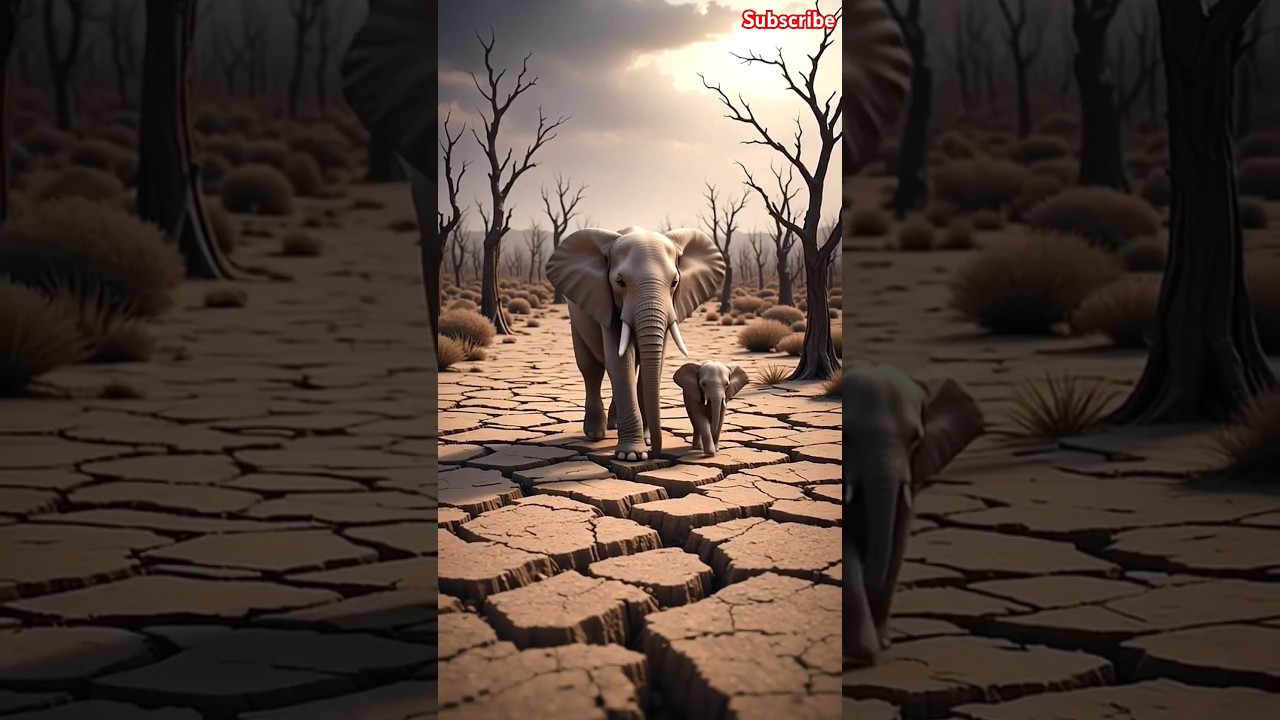 "Life was lost in the cracks of the dry earth."😥 