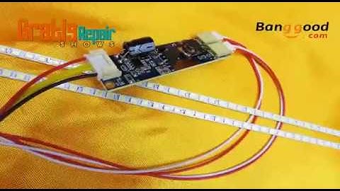 LED Backlight Strip Kit Update CCFL LCD Screen to LED Monitor