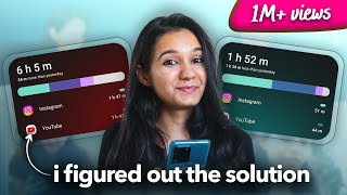 Tricked my Mind into saving 4 HOURS each day to cure Phone Addiction | Drishti Sharma