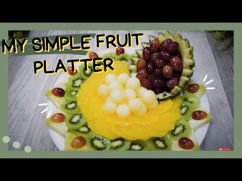 How to Cut Fruits And To Make Fresh Fruit Centre l Slice And Decorate Fruits with pineapple l Ananas