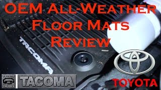 All-weather floor mat part #: pt908-36164-20 instagram:
@tims_tacoma_garage *disclaimer: i am not a professional mechanic or
engineer. any modifications w...