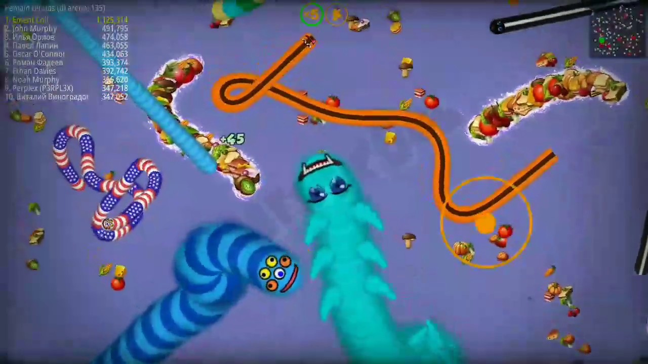 Auto Enjoy Cacing Besar Rakus Worms Zone Io Youtube