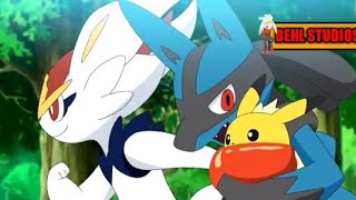 Pokemon Journeys Lucario Took Pikachu From Team Rocket.