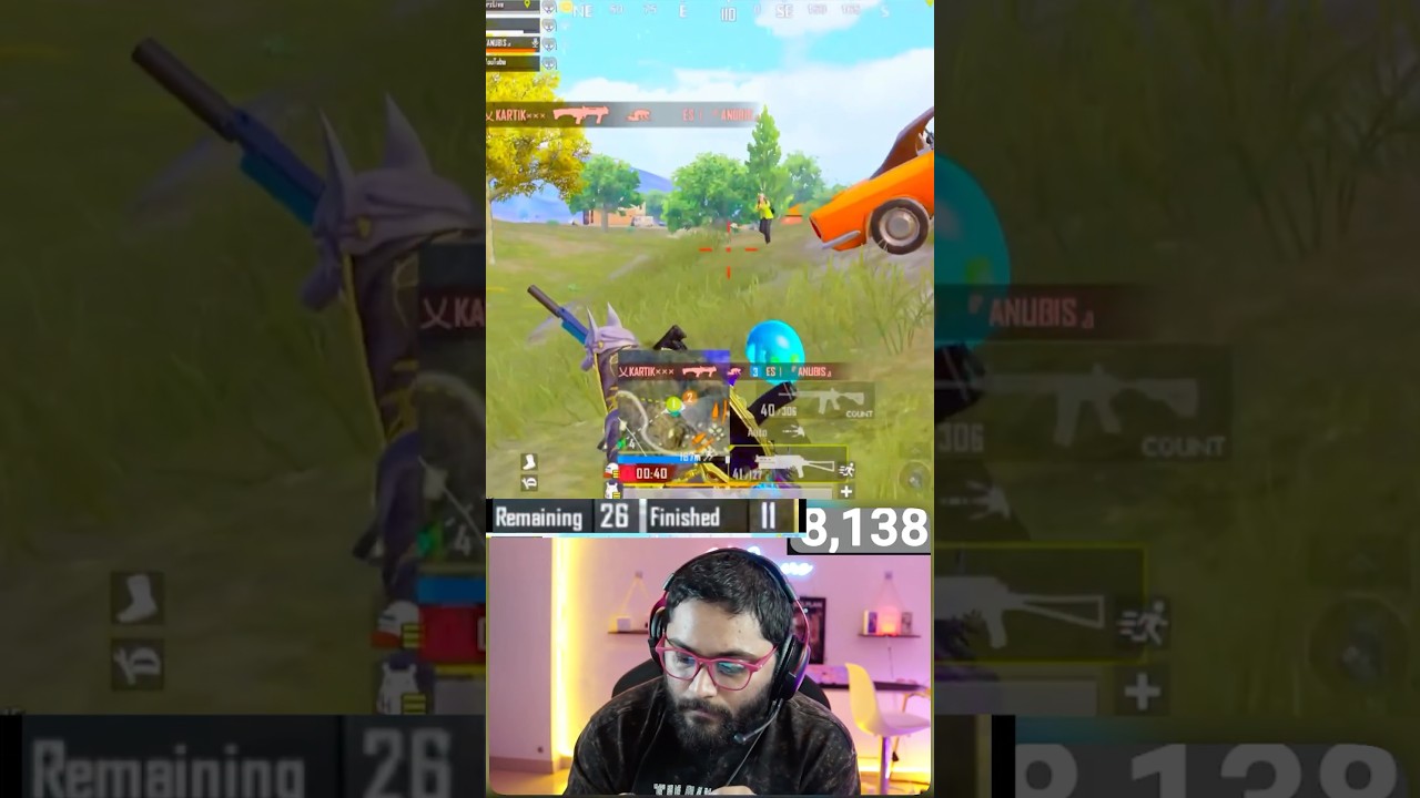 💀Craziest 1v4 Clutch #bgmi #pubgmobile #gaming #bgmishorts  #ytshorts