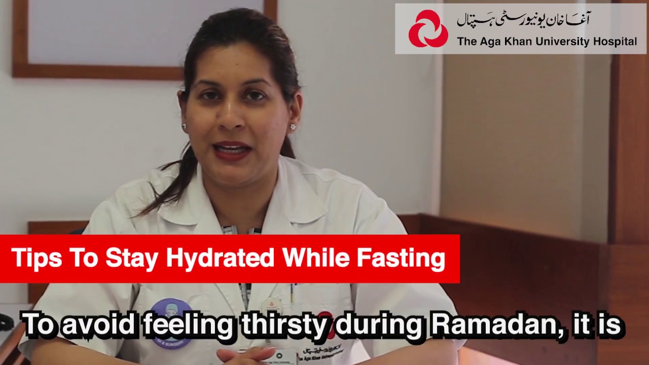 Sana Azfar's Tips On How To Stay Hydrated While Fasting - YouTube