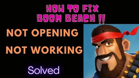 #boombeach #notworking #fix HOW TO FIX,  NOT OPENING AND NOT WORKING PROBLEM IN BOOM BEACH 😥|FING 24