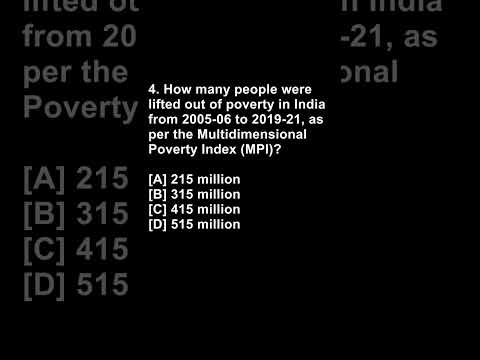 Multidimensional Poverty Index
