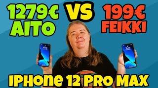 iPhone 12 Pro Max FEIKKI VS AITO!! Kumpi voittaa??