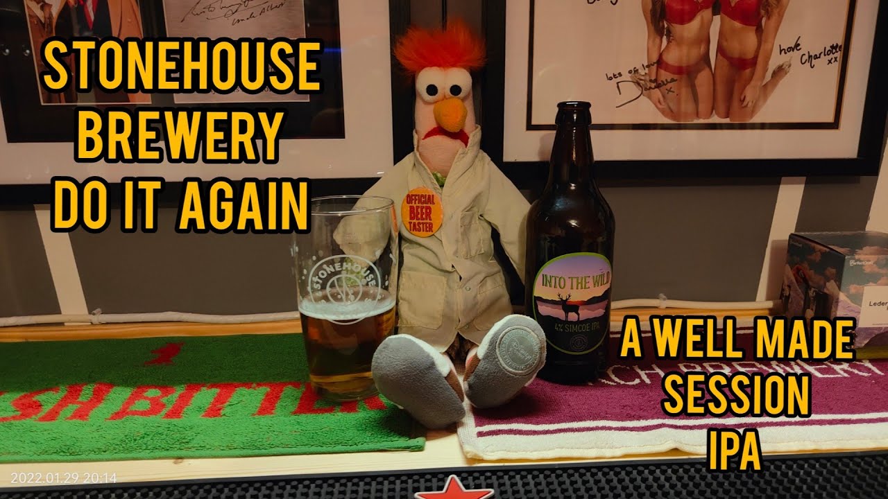 Into the wild Simcoe ipa 4% - Stonehouse brewery (sidelines) - review No. 878