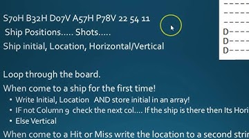 AQA Warships SaveGame VectorNotation