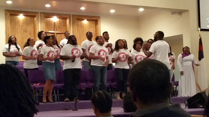 Univ. Of AL Afro-American gospel choir  in Athens  2018