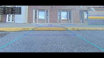 Curb detection and tracking with monocular frontal vehicle camera - 9