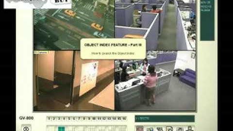 Geovision Object Index Search